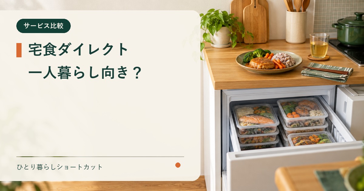 ワタミの宅食ダイレクトが一人暮らしに向くか確認する記事
